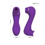 Tongue licking vibrator T679